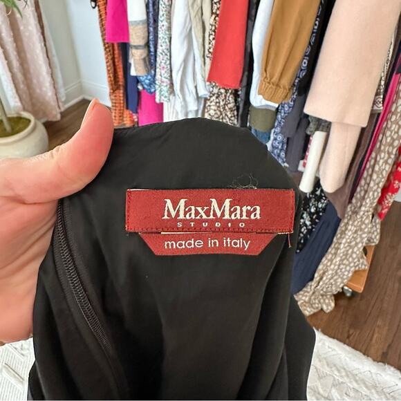 MaxMara Studio Twist Front Knee-Length Dress - Picture 7 of 7